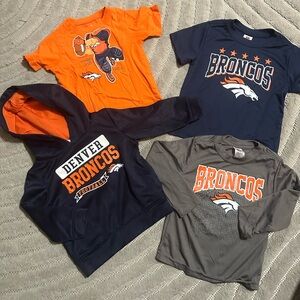 NFL Broncos toddler shirt & hoodie 4 pieces bundle size 2T